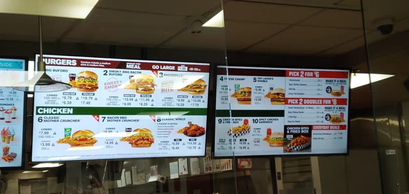 menu of Checkers