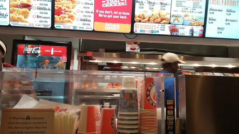 menu of Popeyes Louisiana Kitchen