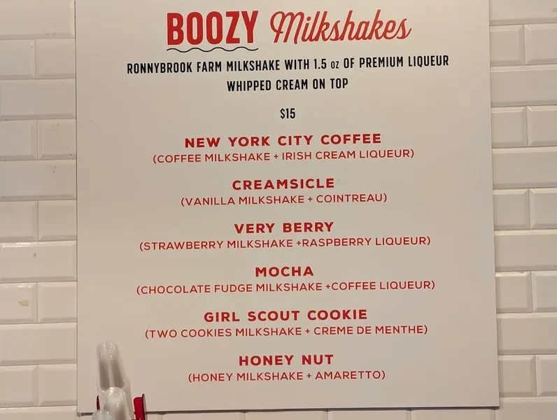 menu of Creamline