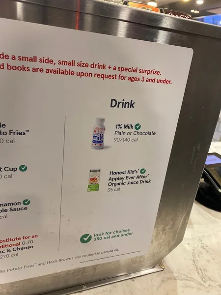 menu of Chick-fil-A