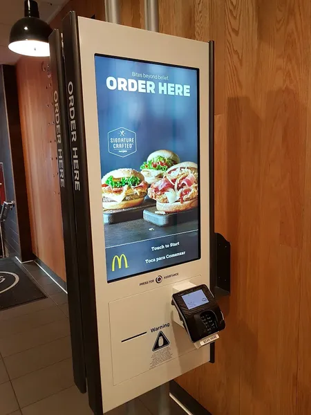 menu of McDonald's