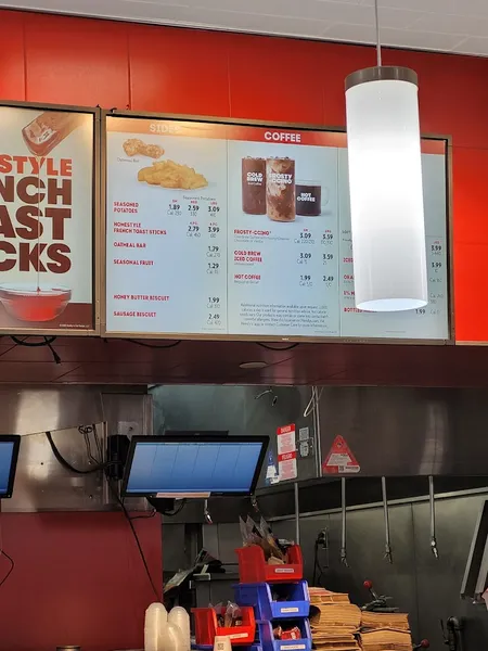 menu of Wendy's