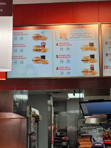 menu of Wendy's