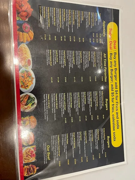 menu of BURGER WORLD - Best Halal Burgers in New York City