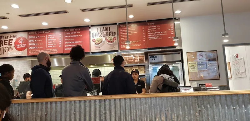 menu of Chipotle Mexican Grill