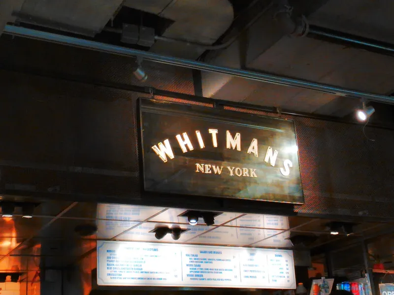 menu of Whitmans