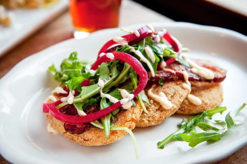 Fried Green Tomatoes Peaches HotHouse