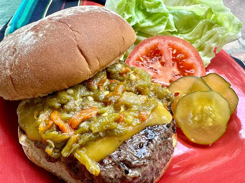 Green Chile Cheeseburger Santa Fe