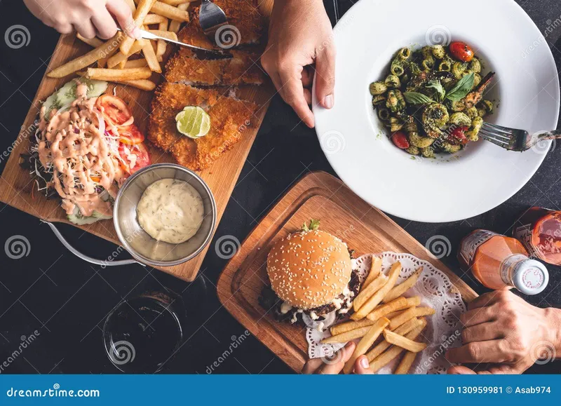 Fish and Chips Burger Time