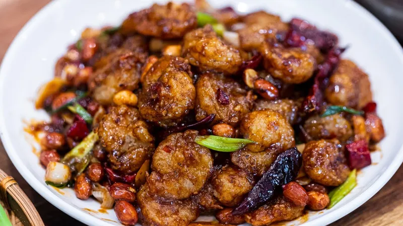 Kung Pao Shrimp Smile Restaurant