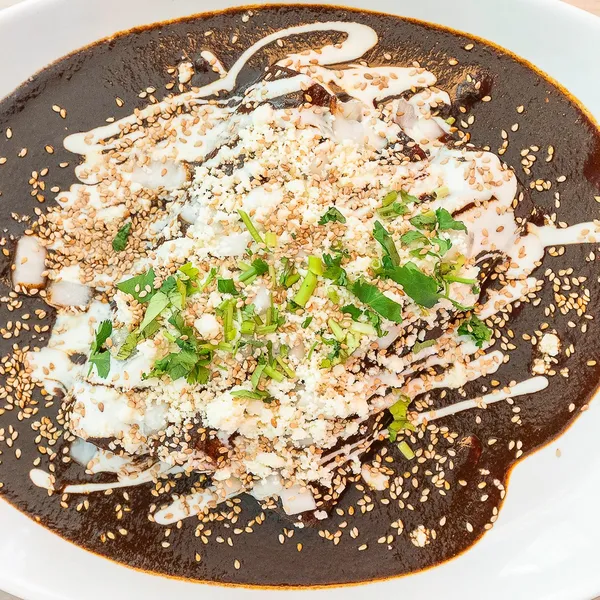 Enchiladas de Mole Negro Oaxaqueño Fonda