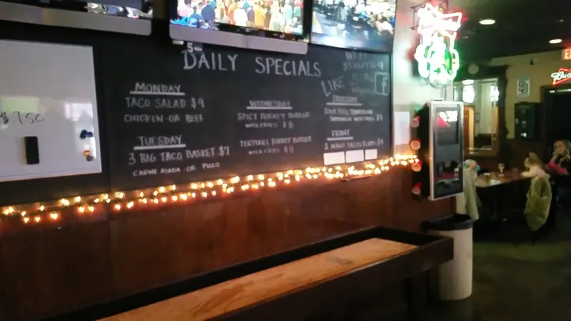 menu of Kelly’s Pub