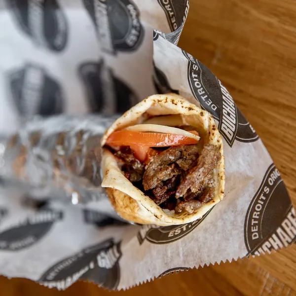 Lamb Shawarma Wrap Taza Halal Eats