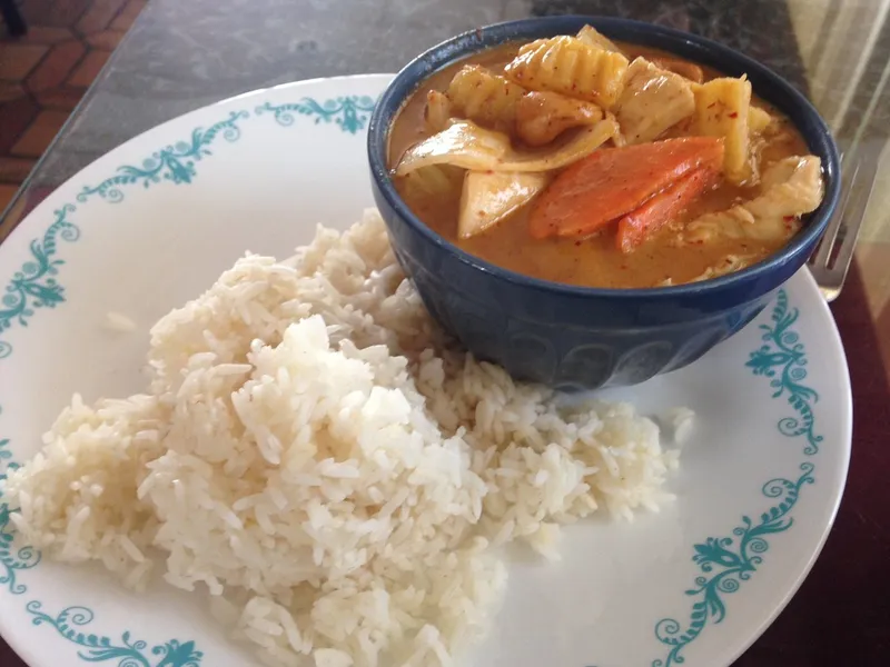 Massaman Curry with Rice Thai Sidewalk