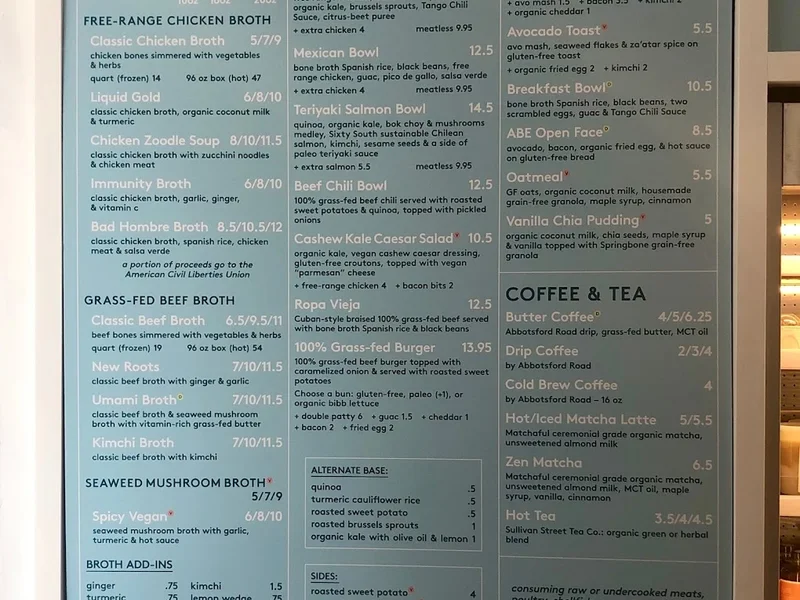 Springbone Kitchen Menu Springbone Kitchen - Reviews & Menu - New York City